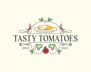 Gourmet Restaurant Cuisine logo design