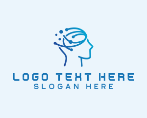 Technology - Artificial Intelligence Tech logo design