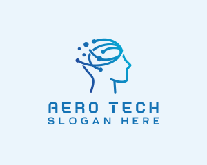 Artificial Intelligence Tech  logo design