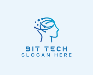 Artificial Intelligence Tech  logo design