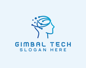 Artificial Intelligence Tech  logo design