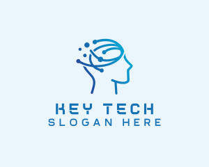 Artificial Intelligence Tech  logo design