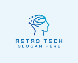 Artificial Intelligence Tech  logo design