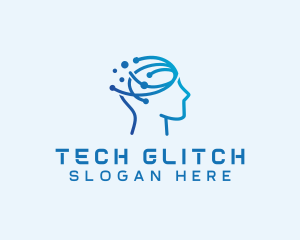 Artificial Intelligence Tech  logo design