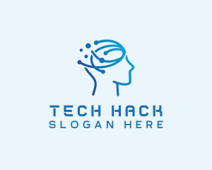 Artificial Intelligence Tech  logo design