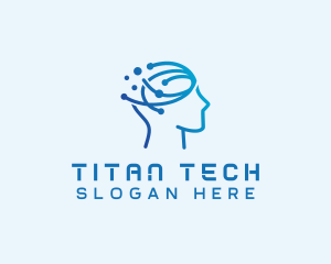 Artificial Intelligence Tech  logo design