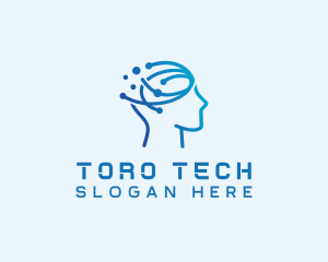 Artificial Intelligence Tech  logo design