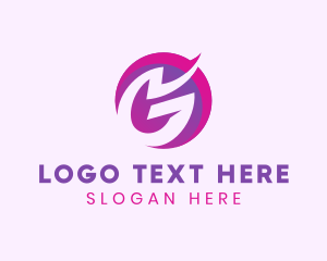 Modern Business Letter G  logo design