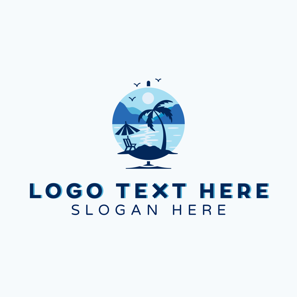 Island Beach Resort Logo | BrandCrowd Logo Maker