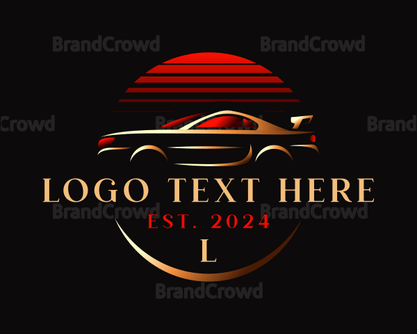 Luxury Car Garage Logo