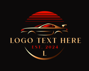 Driving - Luxury Car Garage logo design