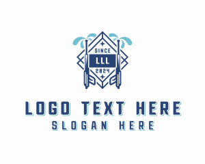 Lettermark - Pressure Washing Sanitation logo design