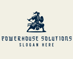 Strong - Strong Samurai Warrior logo design