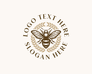 Wings - Bee Apiary Apiculture logo design