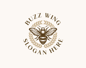 Bee Apiary Apiculture logo design