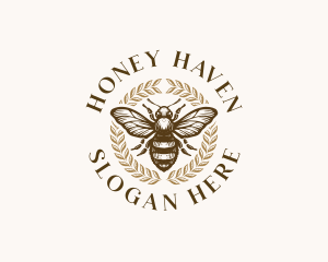 Bee Apiary Apiculture logo design