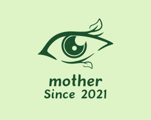 Natural - Green Natural Eye logo design