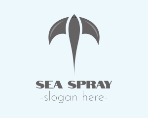 Flying Stingray  logo design