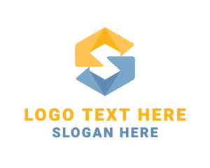 Contemporary - Hexagon Diamond Business Letter S logo design