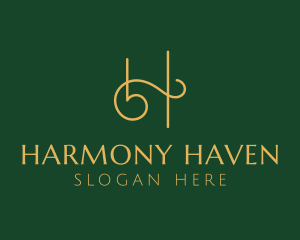 Elegant Letter H Company logo design