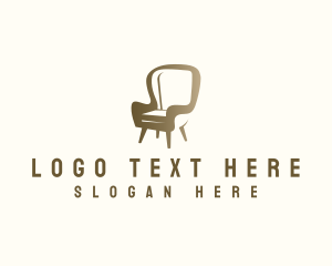 Sofa - Home Interior Chair logo design