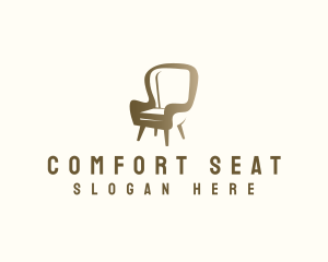 Home Interior Chair logo design