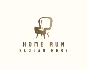 Home Interior Chair logo design