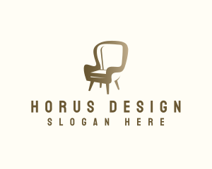 Home Interior Chair logo design