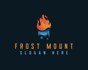 Fire Ice Frost logo design