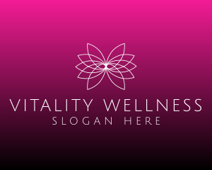 Lotus Flower Wellness Spa logo design