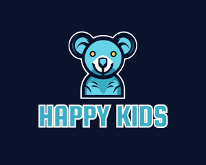 Blue Koala Team Mascot logo design