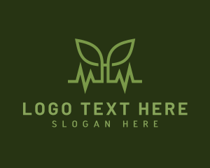 Tree - Natural Leaf Pulse logo design