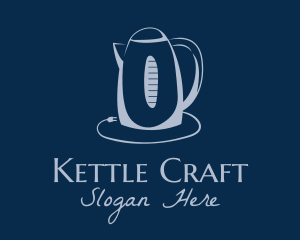 Kettle - Electric Kettle Line Art logo design