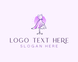 Wedding - Clothing Fashion Dress logo design