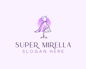 Wedding - Clothing Fashion Dress logo design