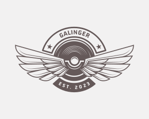 Fly - Wing Fitness Gym logo design