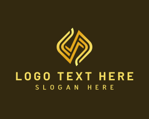 Company Digital Letter S Logo