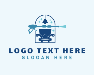 Cleaning Service - Chair Furniture Pressure Wash logo design