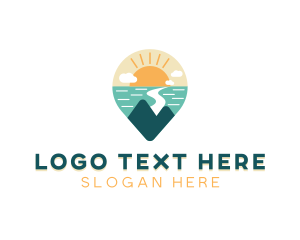 Island Tavel Vacation Destination  Logo