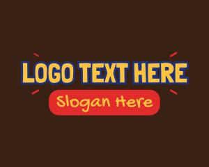 Learning Center - Kiddie Playful Text logo design