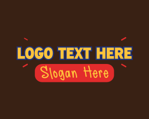 Text - Kiddie Playful Text logo design