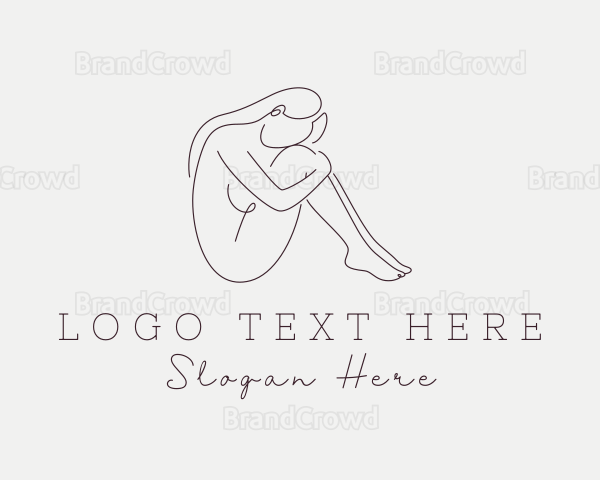 Sexy Woman Model Logo