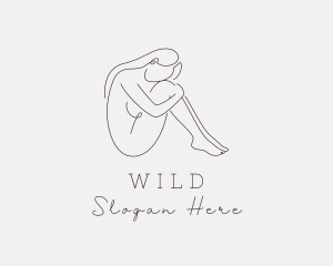 Sexy Woman Model Logo