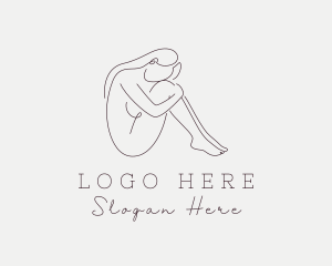 Labia - Sexy Woman Model logo design