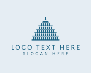Building - Tower of Babel Structure logo design