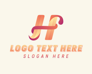 Social Media - Creative Media Agency Letter H logo design