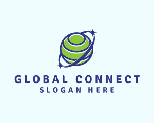 Global Business World logo design