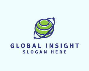 Global Business World logo design