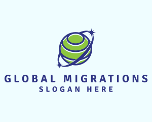 Global Business World logo design