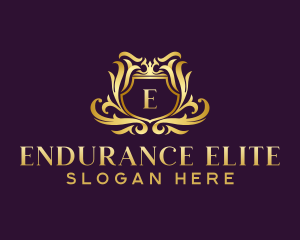 Luxury Shield Crest logo design